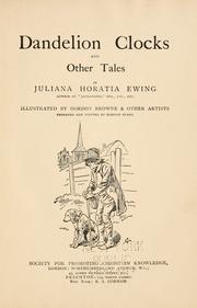 Front cover of Dandelion clocks by Juliana Horatia Gatty Ewing