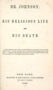 Cover of Dr. Johnson by Armitage, Robert