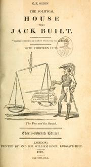 Front cover of The political house that Jack built by William Hone