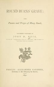 Cover of Round Burns' grave by John Dawson Ross