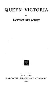 Front cover of Queen Victoria by Giles Lytton Strachey
