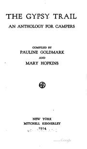 Front cover of The gypsy trail by Pauline Dorothea Goldmark