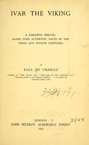 Front cover of Ivar the Viking by Paul B. Du Chaillu