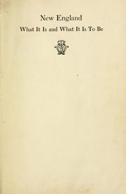 Front cover of New England by French, George