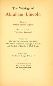 Cover of The writings of Abraham Lincoln by Abraham Lincoln