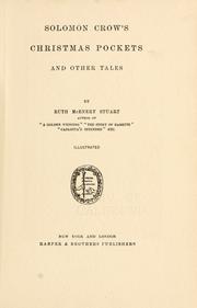 Cover of Solomon Crow's Christmas pockets by Ruth McEnery Stuart