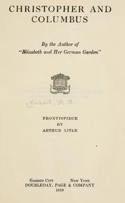 Front cover of Christopher and Columbus by Elizabeth von Arnim