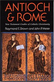 Front cover of Antioch and Rome by Raymond Edward Brown