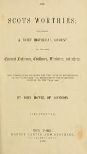 Cover of The Scots worthies by John Howie
