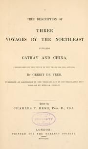 Front cover of Diarium nauticum, seu descriptio trium navigationum admirandarum by Gerrit de Veer