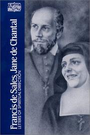 Front cover of Francis de Sales, Jane de Chantal by Francis de Sales