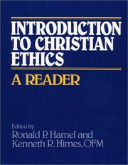 Cover of Introduction to Christian ethics by Ronald P. Hamel