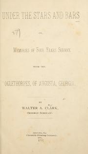 Front cover of Under the stars and bars by Walter A. Clark