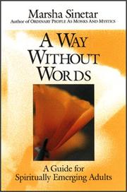 Cover of A Way Without Words by Marsha Sinetar