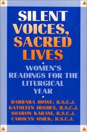 Front cover of Silent Voices, Sacred Lives by Barbara Bowe