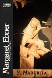 Front cover of Margaret Ebner, major works by Margaret Ebner