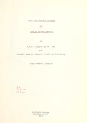 Front cover of History of Cowley County, Kansas by D. A. Millington