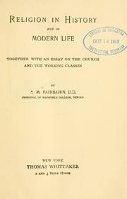 Cover of Religion in history and in modern life by Andrew Martin Fairbairn