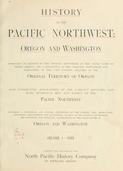 Front cover of History of the Pacific Northwest: Oregon and Washington by Elwood Evans