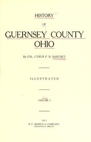 Front cover of History of Guernsey County, Ohio by Cyrus P. B. Sarchet