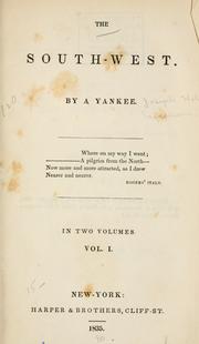 Cover of The South-west by J. H. Ingraham