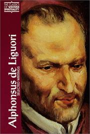 Cover of Alphonsus de Liguori by Frederick M. Jones