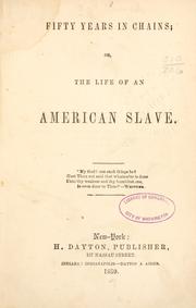 Front cover of Slavery in the United States by Charles Ball