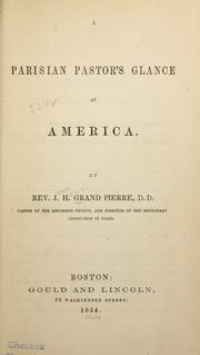 Front cover of Quelques mois de séjour aux États-Unis d'Amérique. by Jean Henri Grandpierre