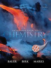Cover of A conceptual introduction to chemistry by Richard C. Bauer