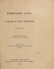 Front cover of Daemonologia sacra by Richard Gilpin