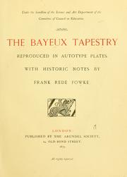 Front cover of The Bayeux tapestry by Frank Rede Fowke