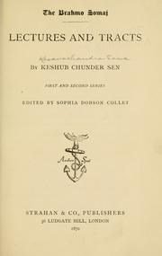 Cover of The Brahmo Somaj by Keshub Chunder Sen