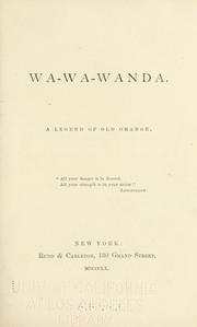 Cover of Wa-wa-wanda by John B. Newman