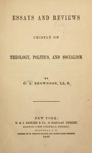 Front cover of Essays and reviews by Orestes Augustus Brownson