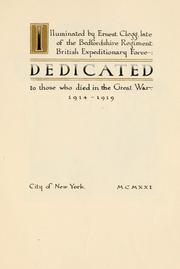 Cover of In Flanders fields by McCrae, John