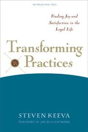 Cover of Transforming practices by Steven Keeva