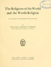 Cover of The religions of the world and the world-religion by William Fairfield Warren