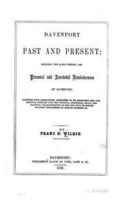 Front cover of Davenport, past and present by Franc B. Wilkie