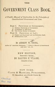 Cover of The government class book by Young, Andrew W.