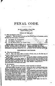 Front cover of The codes and statutes of California, as amended and in force at the close of the twenty-sixth session of the Legislature, 1885 by California.