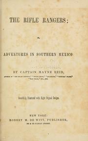 Front cover of The rifle rangers by Mayne Reid