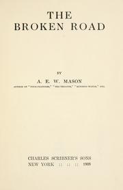 Cover of The Broken Road by A. E. W. Mason
