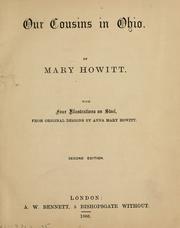 Front cover of Our cousins in Ohio by Mary Botham Howitt