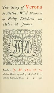 Front cover of The story of Verona by Wiel, Alethea