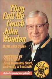 Front cover of They call me coach by John R. Wooden