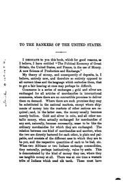 Front cover of The political economy of Great Britain, the United States, and France, in the use of money by John Badlam Howe
