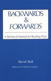 Cover of Backwards and forwards by David Ball