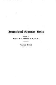 Cover of Educational issues in the kindergarten by Susan Elizabeth Blow