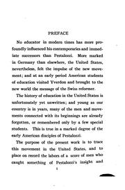 Cover of History of the Pestalozzian movement in the United States by Will Seymour Monroe