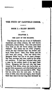Cover of The feud of Oakfield Creek by Josiah Royce